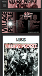 Mobile Screenshot of officialvillagepeople.com